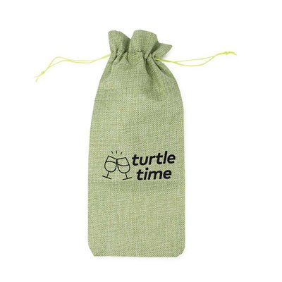 The Real Housewives Turtle Time Linen Wine Bag