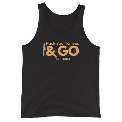 Top Chef Pack Your Knives And Go Unisex Tank Top