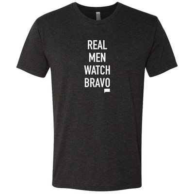 Real Men Watch Bravo Men's Tri-blend Short Sleeve T-shirt