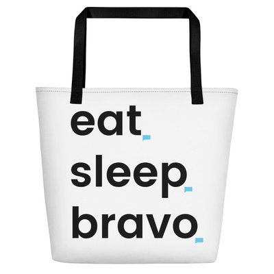 Eat. Sleep. Bravo Tote Bag