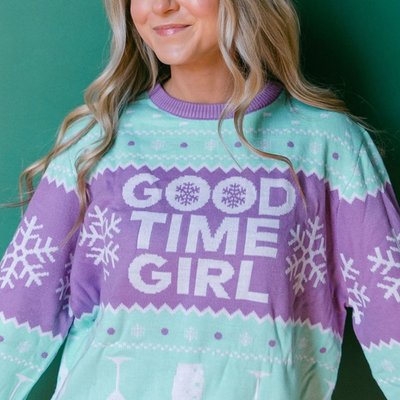 The Real Housewives Of Salt Lake City Good Time Girl Ugly Christmas Sweater