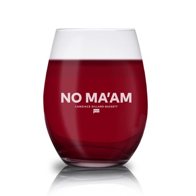 The Real Housewives of Potomac No Ma'am Laser Engraved Stemless Wine Glass