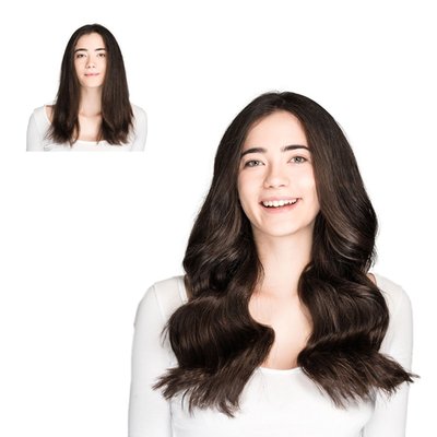 18" Clip In Human Hair Extension