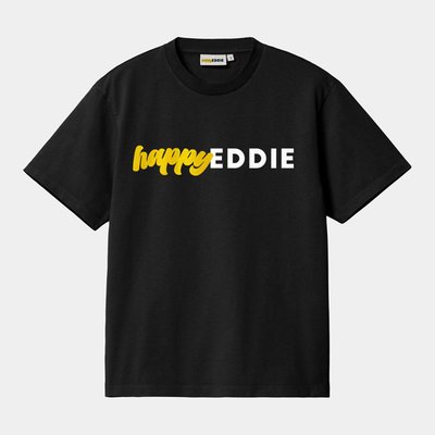 Happy Eddie Script T-Shirt