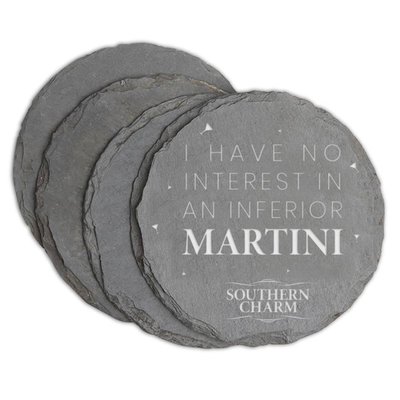Southern Charm Inferior Martini Coaster Set