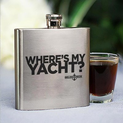 Below Deck Where's My Yacht? Stainless Steel Flask