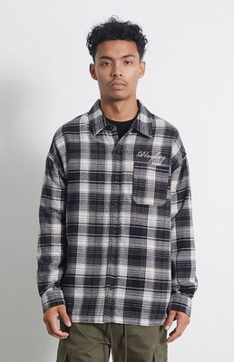 Playboy By Pacsun Men's Premier Flannel Shirt In Red