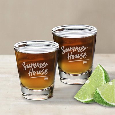 Summer House Logo Shot Glasses - Set of 2