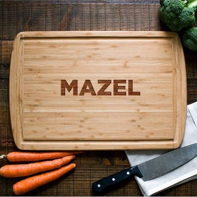 Watch What Happens Live Mazel Cutting Board