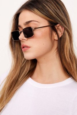 Womens Square Frame Sunglasses