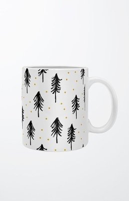 Deny Designs Womens Christmas Tree Coffee Mug