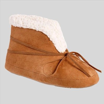 Isotoner Women's Rory Recycled Microsuede Bootie Slippers