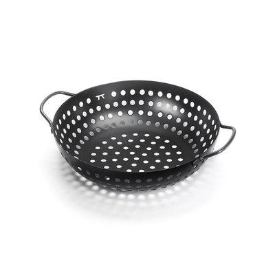 Grill Wok, Round, Black