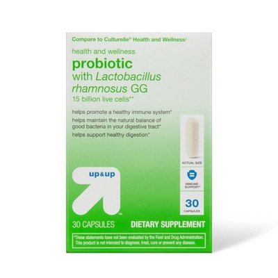 Immune Support Probiotic Dietary Supplement Capsules