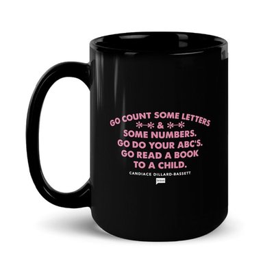 The Real Housewives Of Potomac Go Count Some Letters Black Mug