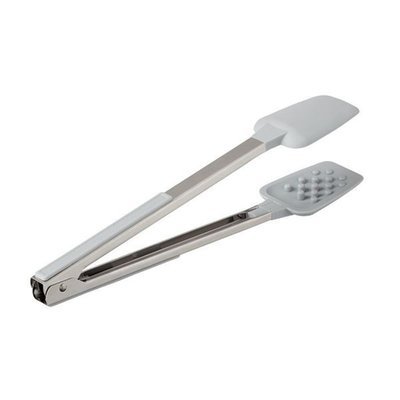 The Container Store Gravity Locking Tongs Grey
