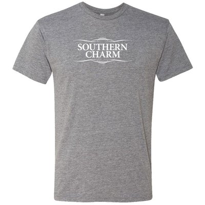 Southern Charm White Logo Men's Tri-blend Short Sleeve T-shirt