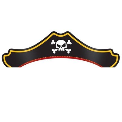 24ct Treasure Island Pirate Party Hats