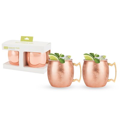 Moscow Mule: Copper Cocktail Mug, 2 Pack,