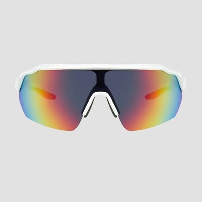 Men's Shield Sunglasses With Mirrored Lenses